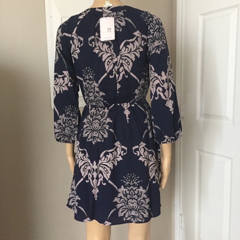 New💥! VALENCIA navy floral print dress - Picture 6 of 6